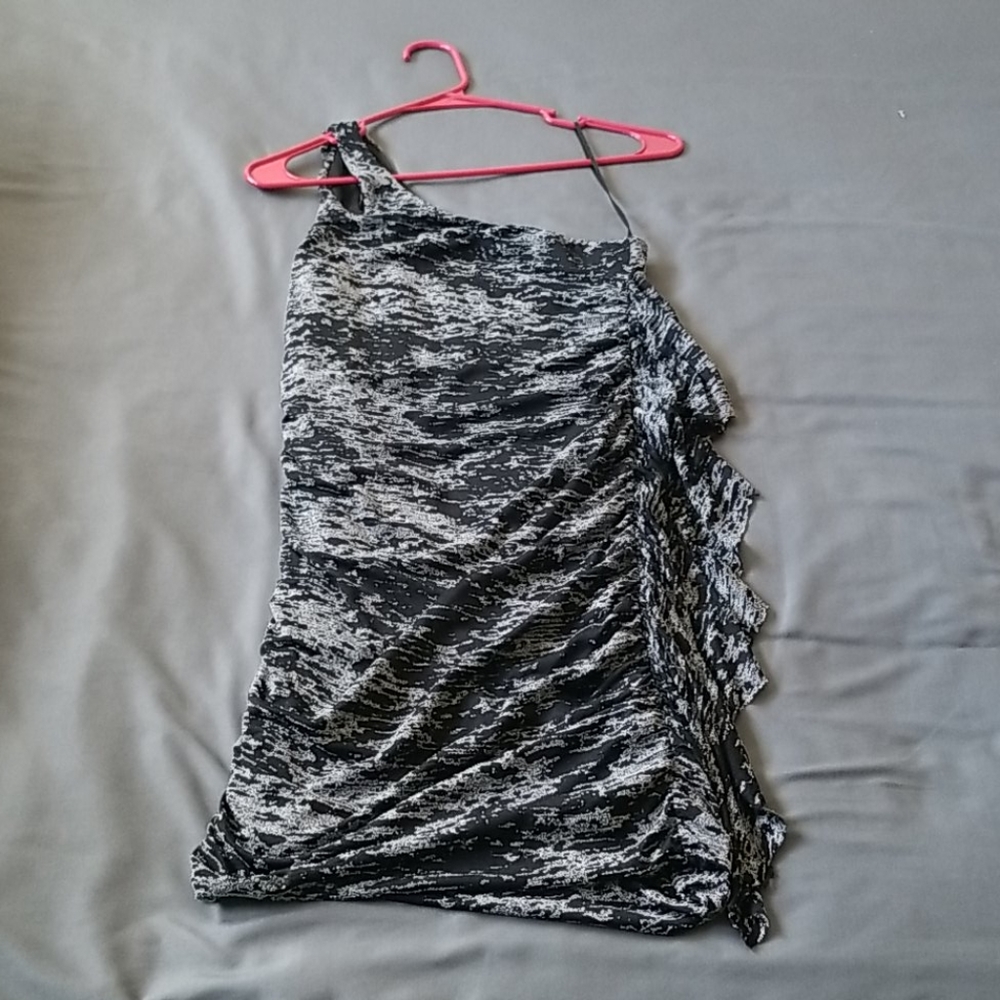 Black & Grey fitted Guess dress